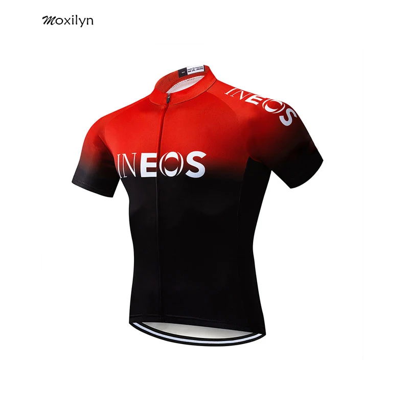 New INEOS Team Summer Cycling Jersey Set Breathable Team Racing Sport Bicycle Jersey Men Cycling Clothing Short Bike Jersey - Цвет: ineos jersey