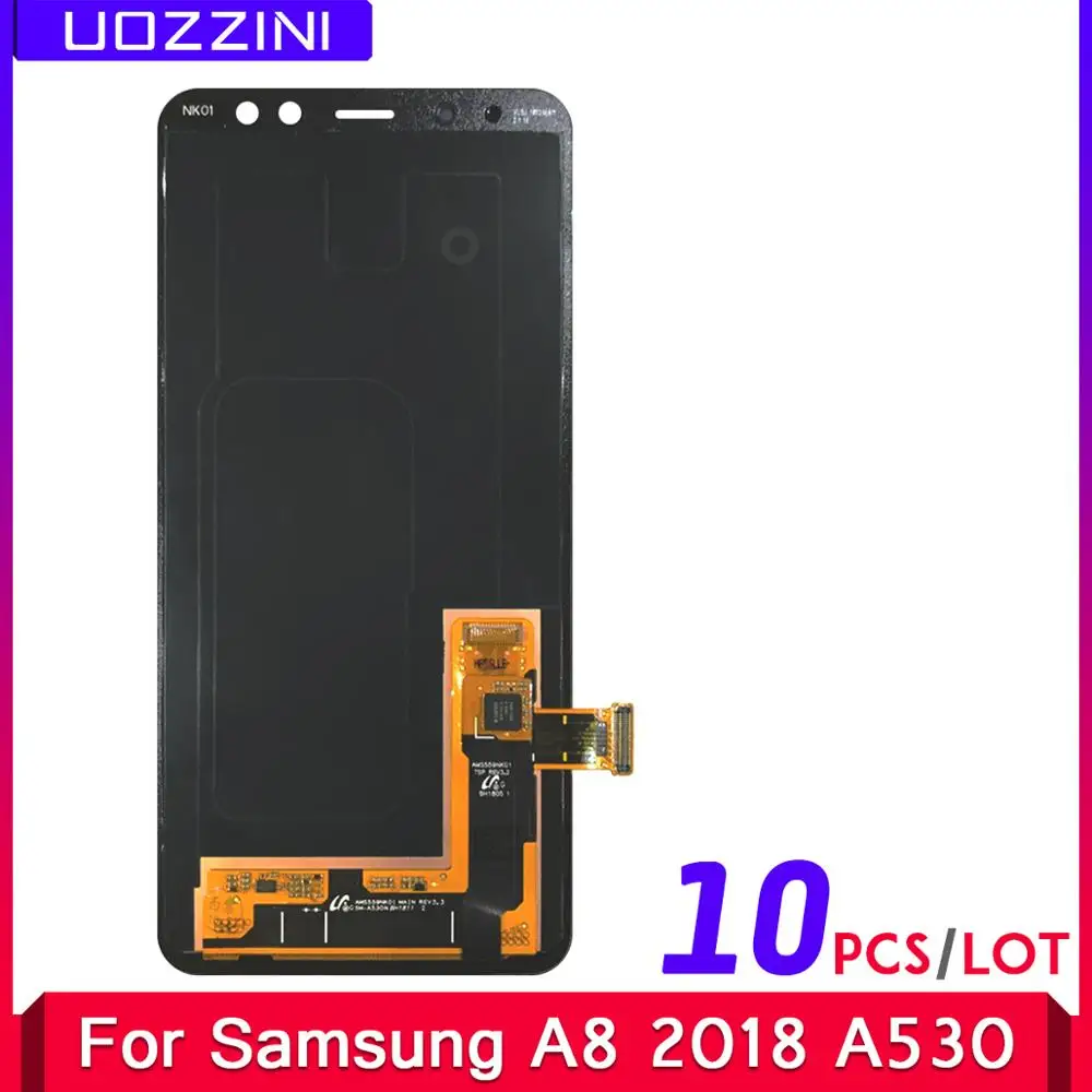 10 шт./Лот Новый ЖК-дисплей для Samsung Galaxy A8 2018 A530 A530F A530DS A530N SM-A530N сенсорный экран