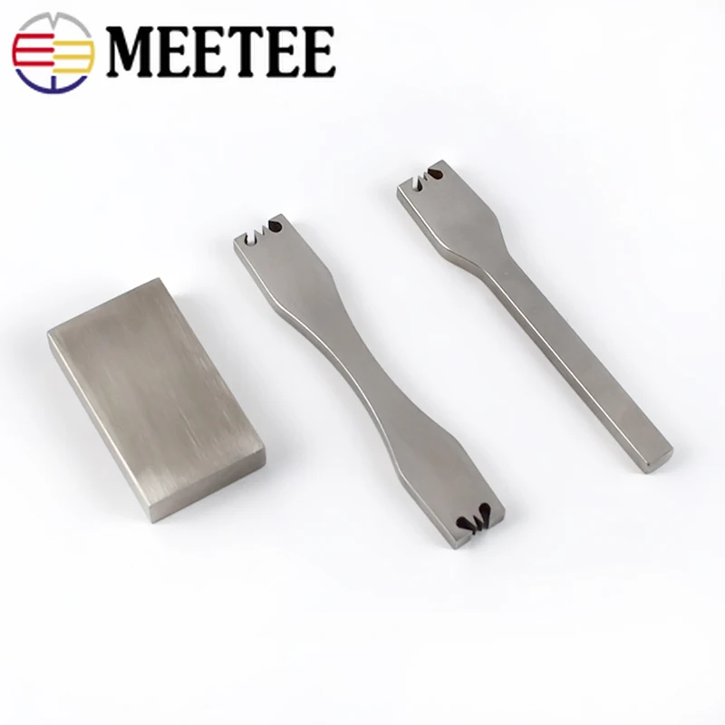 Meetee 1set 3# 5# Steel Alloy Zipper Tooth Removal Tool Code Loading Zip Teeth Pliers DIY Manual Leather Tools Accessories
