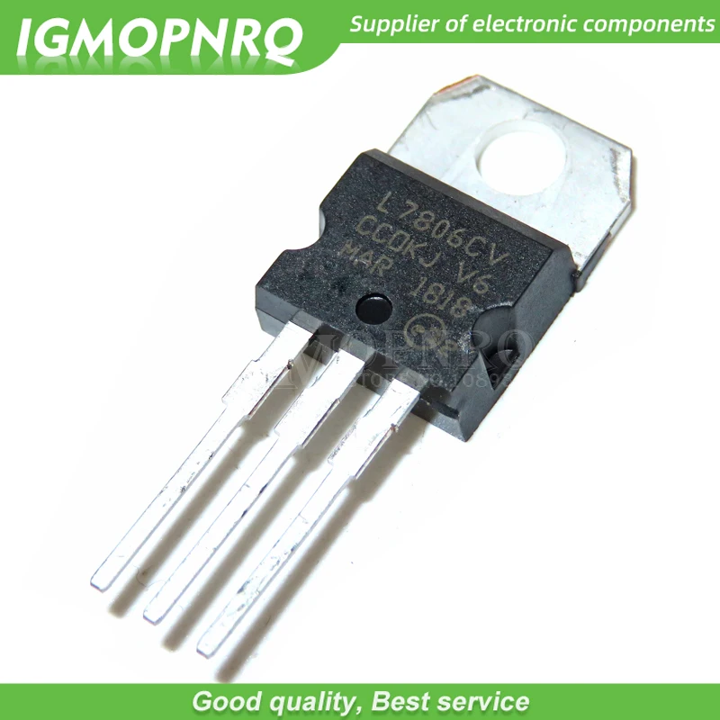 10 шт. L7806CV L7806 KA7806 MC7806 Напряжение регулятор 6В 1,2-1.5A-220 новый оригинальный