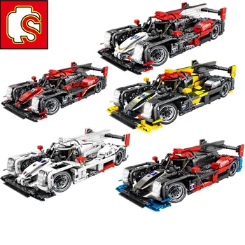 

705980/81/82/83/84 Technic Jackie Chan DC Racing Team Racing Car Series Blocks Bricks Diy Toys Gift Kids Christmas Children