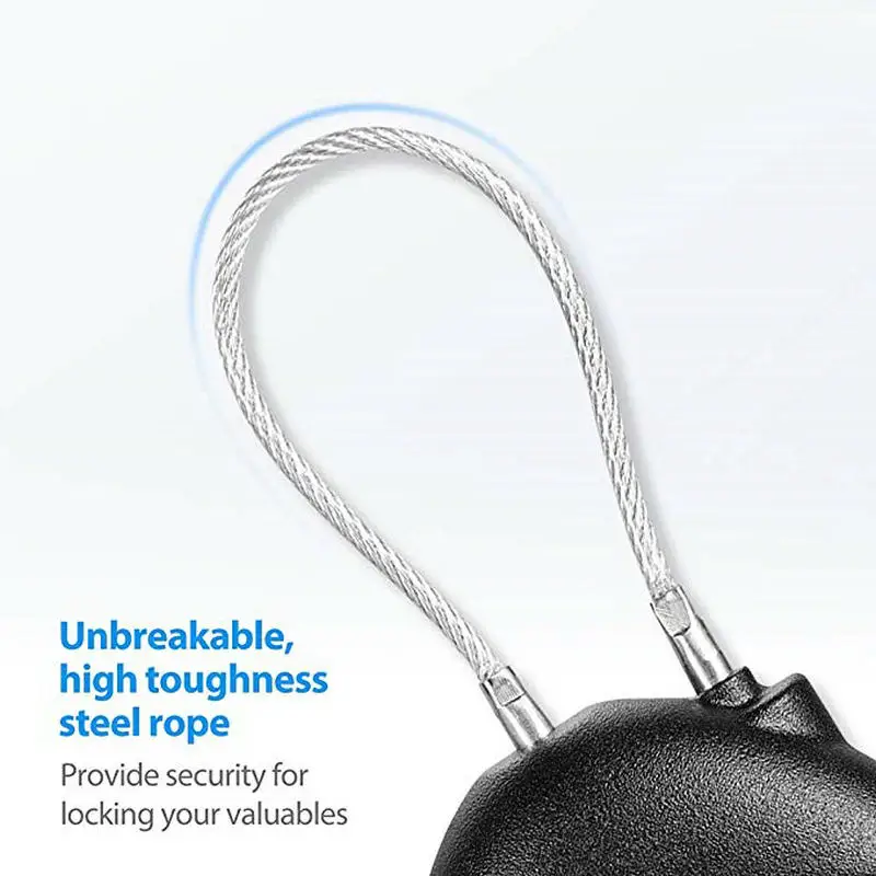 Smart Keyless замок отпечатков пальцев Usb Перезаряжаемый Ip65 Водонепроницаемый Противоугонный замок безопасности дверь Багаж Замок для чемодана(черный