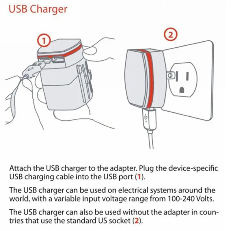 Двойной usb порт универсальный мир путешествия вилка настенное зарядное устройство гнездо адаптера питания для электрической вилки дропшиппинг