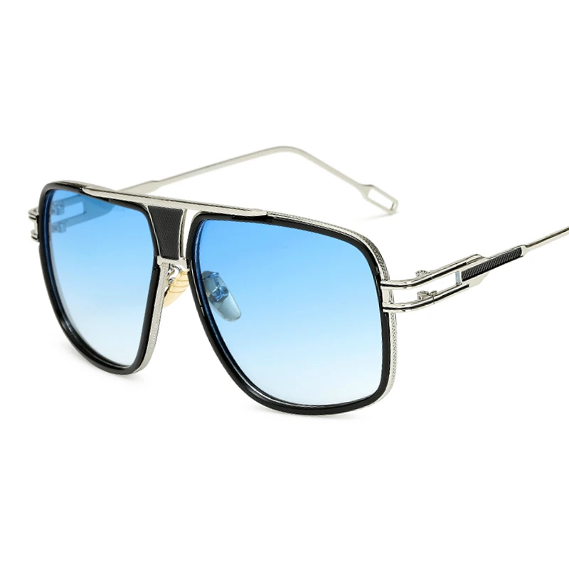 Новые мужские Квадратные Солнцезащитные очки Роскошные Дизайнерские металлические мужские солнцезащитные очки для вождения Oculos De Sol Uv400