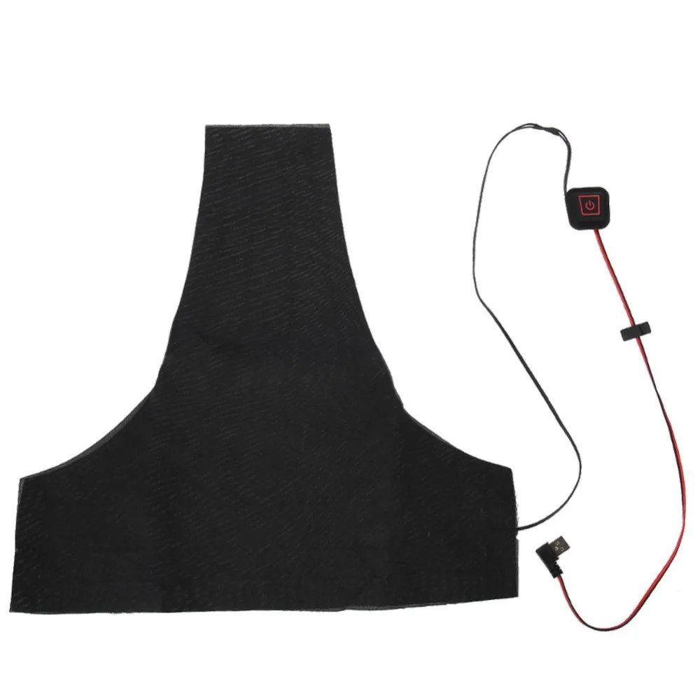 Моющийся USB Электрический нагревательный жилет Pad 3 передач DIY Тепловые прокладки для наружной куртки с подогревом теплая одежда