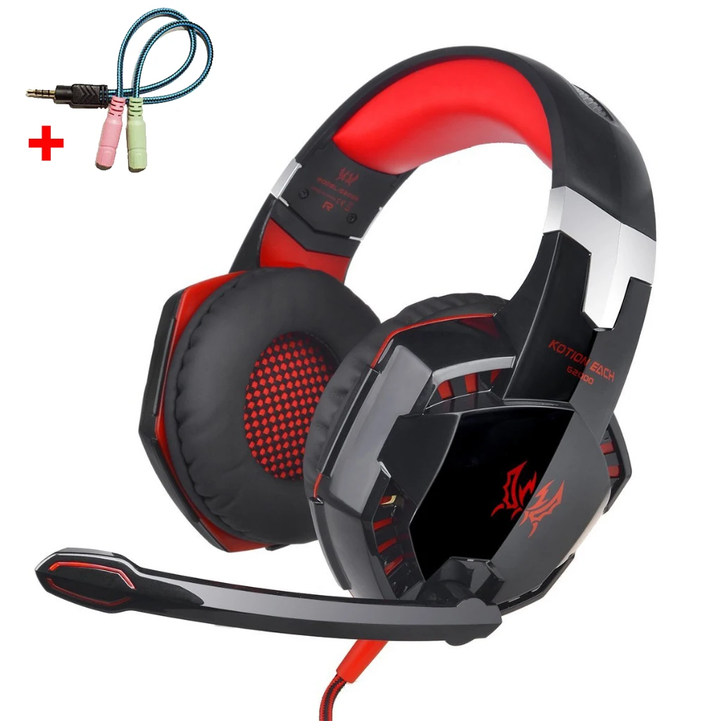 KOTION EACH G2000 Игровые наушники геймерские наушники G2000 стерео ...