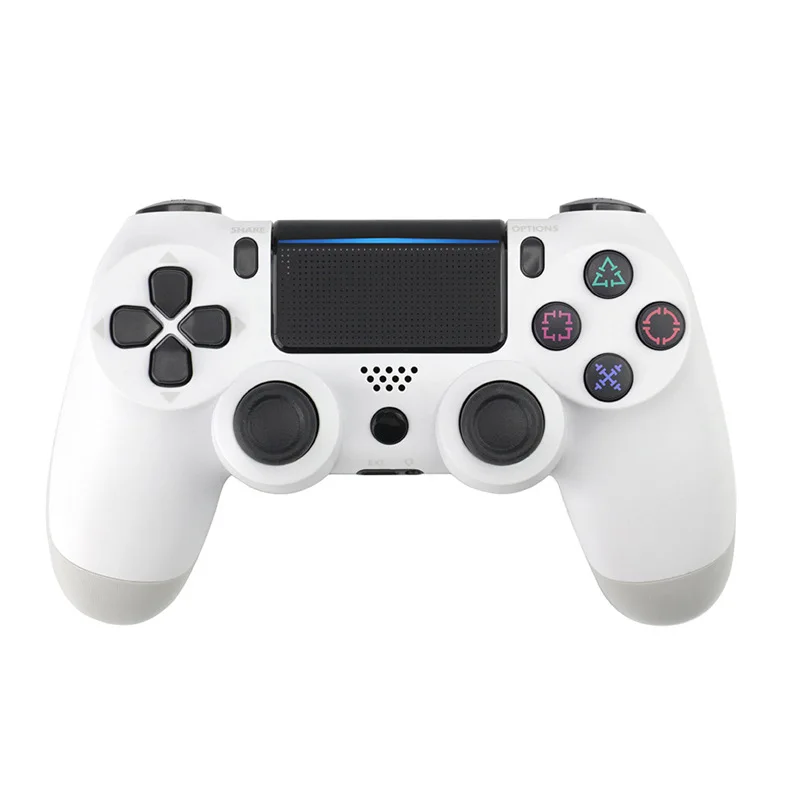 White Беспроводной геймпад для PS4 контроллер Bluetooth беспроводной контроллер для PS4 Геймпад подходит для PS3 для Dualshock 4 Вибрационный джойстик - Цвет: White
