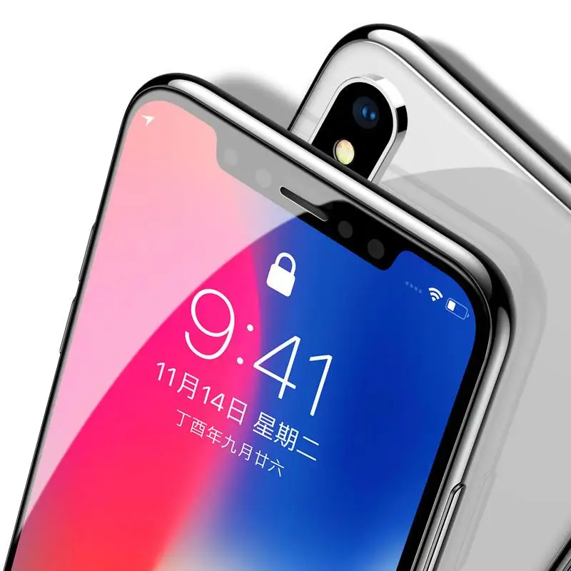 

0.3mm Screen Protector Tempered Glass For iPhone Xs Max X Xr S 3D Full Cover Protective Glass For iPhone Xsmax Protection