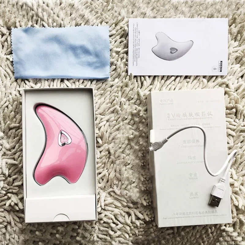 Электрическая доска Gua Sha для лица, укрепляющая осветляющая кожу, массажер для лифтинга, инструменты для формирования лица, уход за кожей, хорошее использование