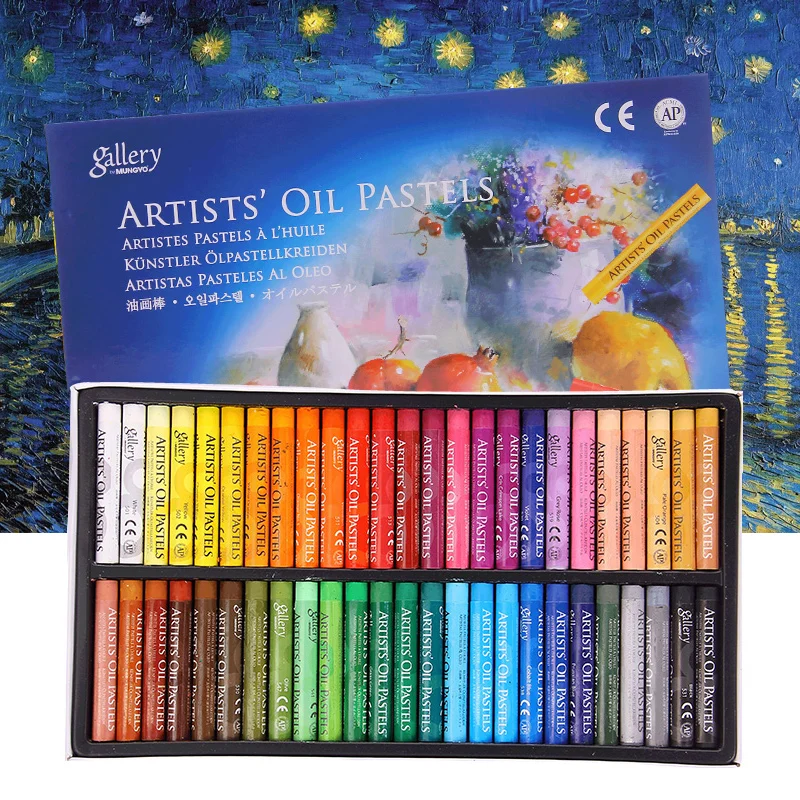 ZZALLL 48 Colori Pastello a Olio per Artista Studente Graffiti Soft Pastel Painting Drawing Pen