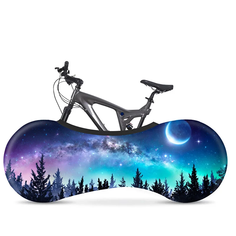 HSSEE Moon серия чехол для велосипеда экологически чистый эластичный молочный шелк для крытого велосипеда пылезащитный чехол Аксессуары для велосипеда - Цвет: 9