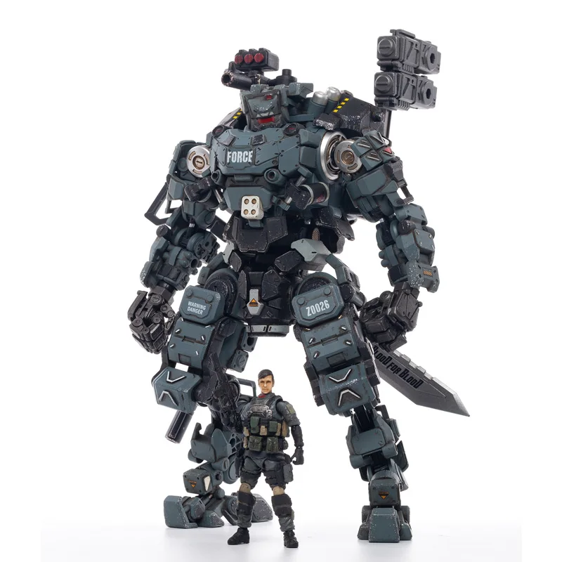 1/25 JOYTOY фигурка стальной кости Броня меха и военный солдат модель игрушки