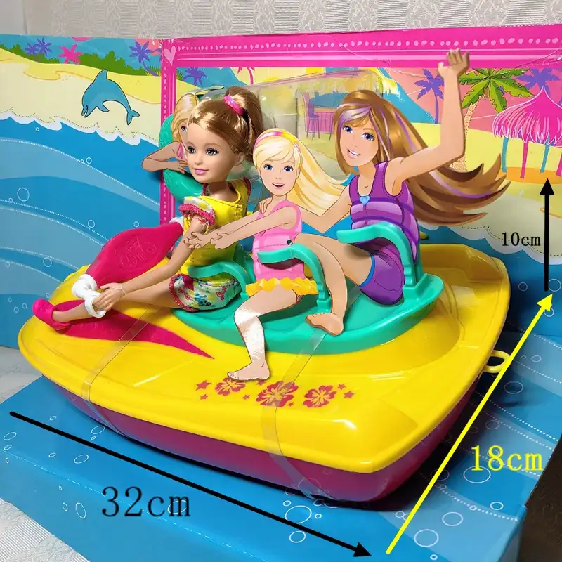 barbie camping fun jet ski