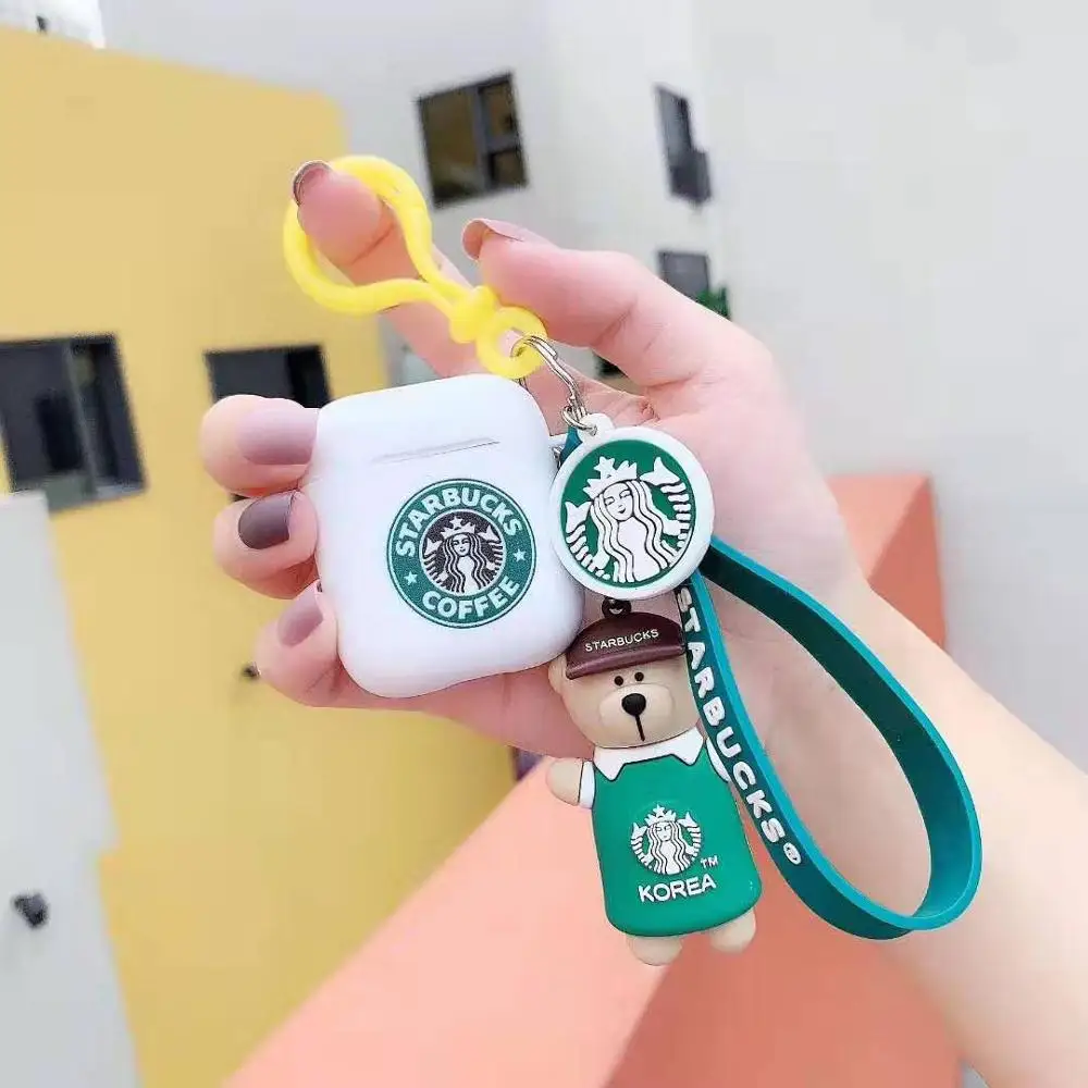 

Airpods Wireless Bluetooth PVC Matte Soft Shell + Pendant For Airpods Pro 1 2 3 Headphone Case