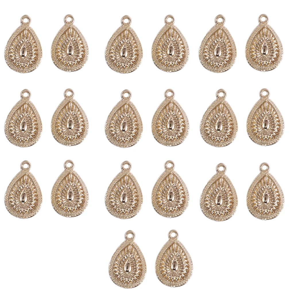 10 Pairs Alloy Stud Earrings Charms Pendant Key Pendant Pendants Charms