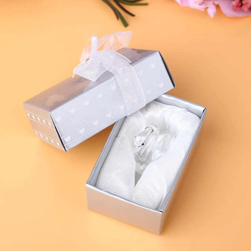 

Crystal Swan Ornament Glass Ornaments 3.6*3*5cm Home Decor Wedding Crafts 3D Crafts Gifts Customized Figurines Figurines Gift