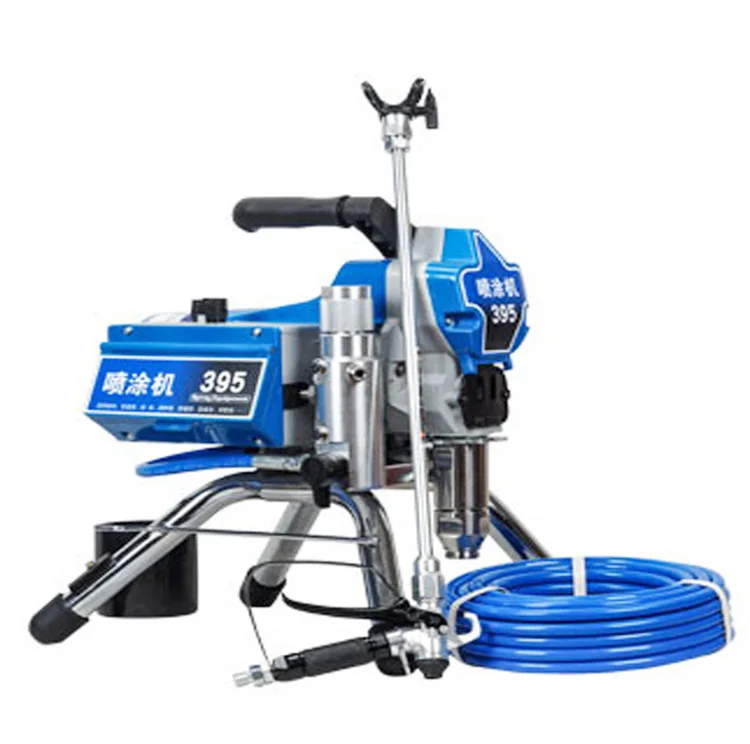 Профессиональный электрический безвоздушный Краскораспылитель поршневой Краскораспылитель 395 с мотором 2200 Вт Прямая с фабрики