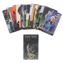 Ferenc Pinter Tarot Cards Party Prophecy Divination Board Game Psychic Cards Party Board Game Poker Paper 78PCS