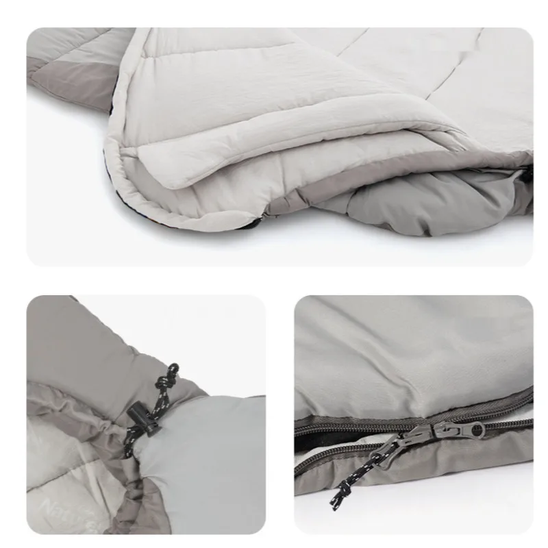 Naturehike -35℃ Grey Duck Down Outdoor Sleeping Bag Winter Cotton Thicken  Camping Sleeping Bags Mountain Climbing Cold Warm - AliExpress