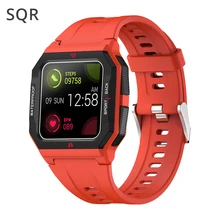 SQR akıllı saat 2021 P10 13 spor modları egzersiz kalp atışı takip cihazı IP67 su geçirmez tam dokunmatik iOS için akıllı saat Android