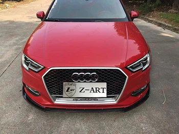 

Z-ART carbon fiber front lip for Audi A3 2017-2019 Carbon fiber front spoiler for Audi A3 carbon fiber front chin