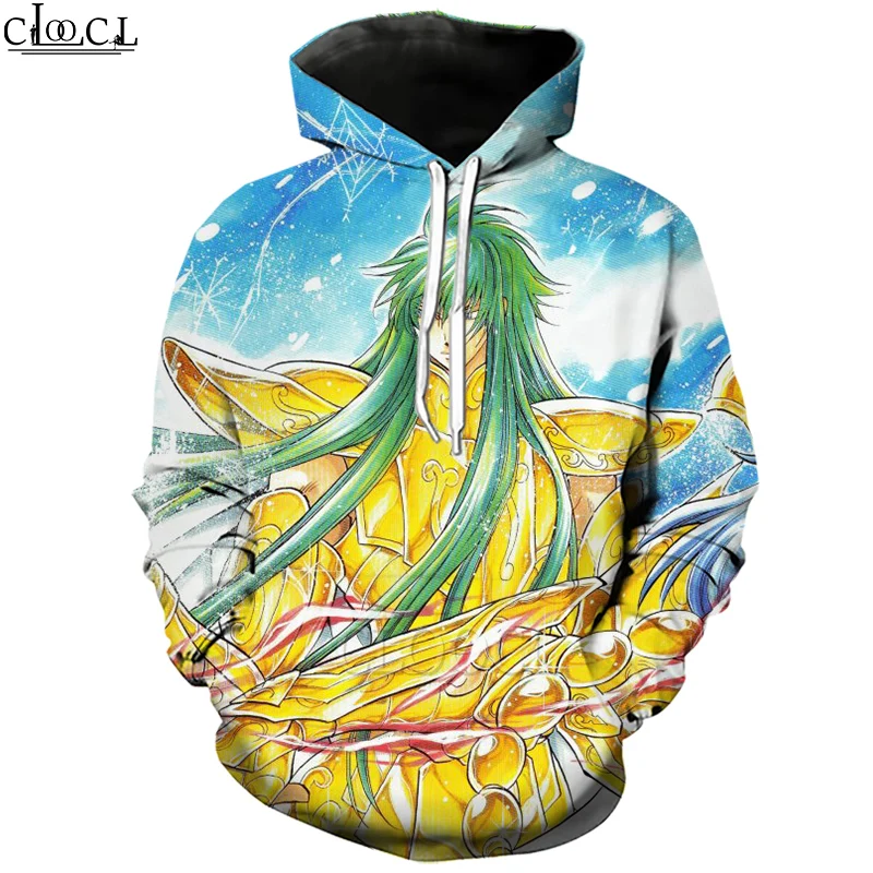 

CLOOCL Anime The Knights of the Zodiac Saint Seiya Autumn New Fashion 3D Print Hip Hop Street Hoodie Unisex Hot Sale Couple Tops
