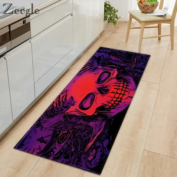 

Zeegle Carpet Kitchen Rug Anti-slip Living Room Floor Rug Hallway Carpet Absorproof Bathroom Doormat Flannel Bedside Carpet Mat