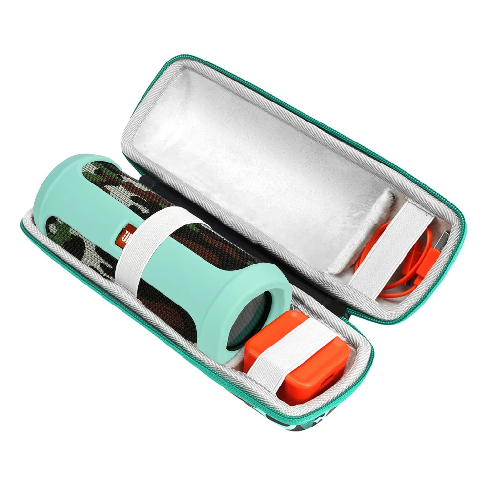 2 в 1 камуфляжная EVA жесткая Портативная сумка для хранения+ Мягкий силиконовый чехол для JBL Flip 4 Bluetooth чехол для динамика для JBL Flip 4 колонки