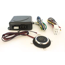 Carro uma chave iniciar keyless um sistema de ignição do motor do sistema de partida chave 12v ignição automática