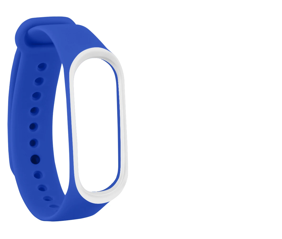 Двойной Цветной ремешок на запястье для mi band 2 Силиконовый наручный ремешок на замену браслет для xiaomi mi band 2 ремешок умные аксессуары