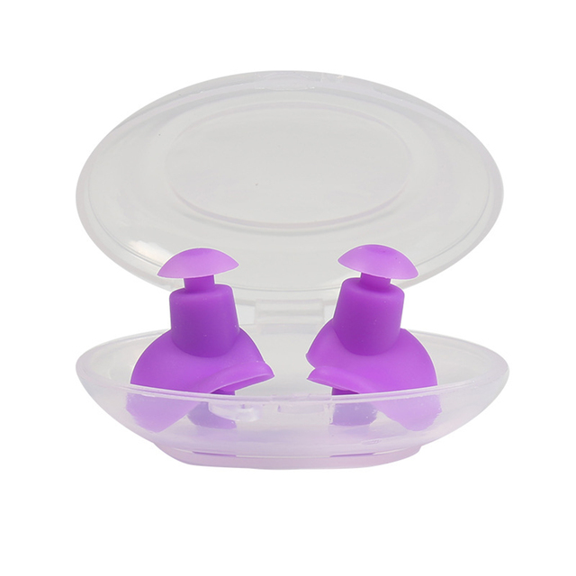 Silicone Ear Plug for Swimmer Swimming Earplug Comfortable Earplugs Waterproof Reusable for Snorkeling Showering
