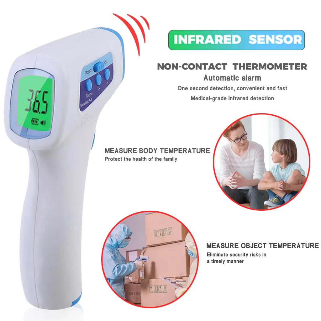 

Forehead Thermometer Non Contact Infrared Thermometer Body Temperature Fever Digital Measure Tool For Baby Adult Dropshipping