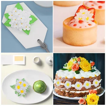 

3D Daisy Flower Silicone Molds Fondant Craft Cake Candy Chocolate Sugarcraft Ice Pastry Baking Tool Mould k939
