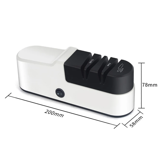 Electric Knife Sharpener USB Charging Automatic Knife Grinder Household Wireless Electric Fast Sharpener Kitchen Tools 5