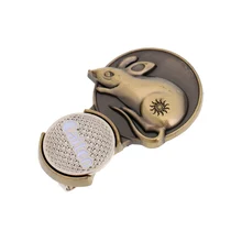 1 шт. портативный сплав Магнитный Мяч для гольфа маркер с шляпой клип Китайский Зодиак аксессуары для гольфа украшение на шляпку подарок для гольфистов