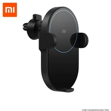 Xiaomi Mi 20 Вт Max Qi Беспроводное Автомобильное зарядное устройство WCJ02ZM с интеллектуальный инфракрасный датчик Быстрая зарядка автомобильный держатель телефона дропшиппинг