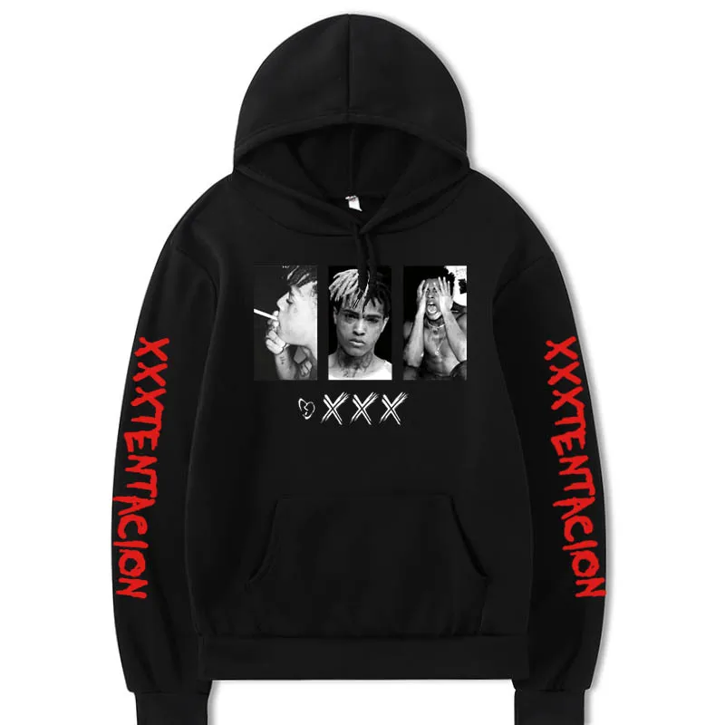 Толстовка XXXTentacion для мужчин и женщин свитшот Повседневный пуловер уличная