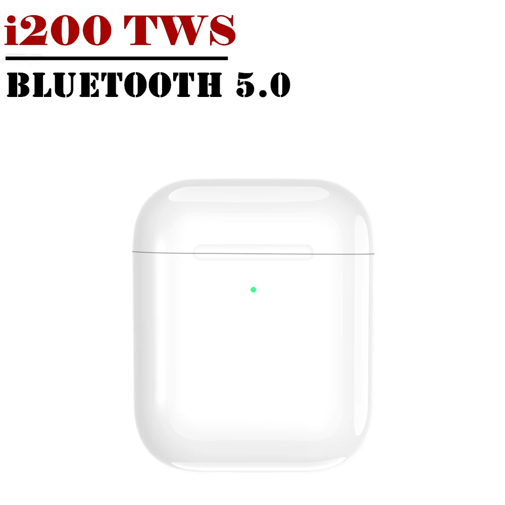 

Original i200 TWS 1:1 Air2 Headset Pop up Separate use Wireless Earphone Wireless Charging PK w1 H1 chip i12 i10 i500 i9000 tws