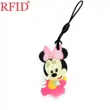 UID S50 1K 13,56 Mhz брелок с мультипликационным рисунком, анимационный брелок, сменный NFC значок, карта RFID IC Card, 1 шт