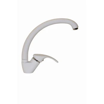 

Смеситель для кухни 35к MIXLINE ML-GS02 (331) белый высок. излив