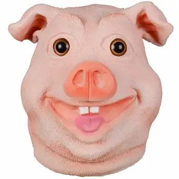 

Animal Latex Mask Halloween Costume Party Fun Cosplay Pig Mask