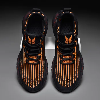 

Autumn Running Shoes Men Breathable Athletic Shoes For Mens Black Orange Men Walking Shoes Top Quality Gym Outdoor Shoes Men