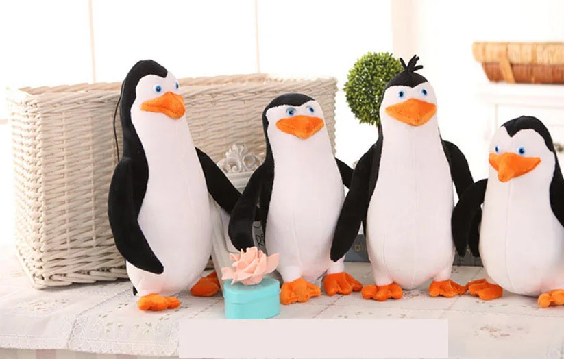 Пингвины Из Madagascar Skipper Kowalski Private Rico милые мягкие плюшевые игрушки кукла подарок на