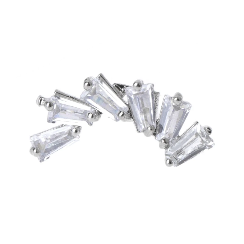 1 1Pc Rhinestone Shoes Clip Ornament Decoration Bridal Wedding Flower Charm Metal - Цвет: 1