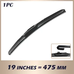 Universal Front Hybrid Wiper Blade with U/J Hook - Multiple Sizes Available - Left hand drive (19)