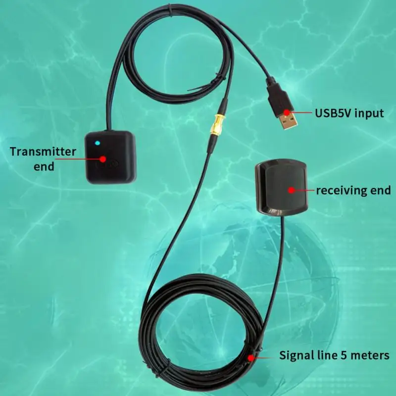  Antenne Repeater Universal Empfänger Sender Signal Verstärker Auto GPS Navigator Kabel Telefon Dura