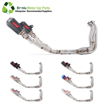 

Free Shipping Z1000 Z1 Ninja1000 2010-2016 Motorcycle Full Exhaust System Muffler Escape Modified Middle Link Pipe