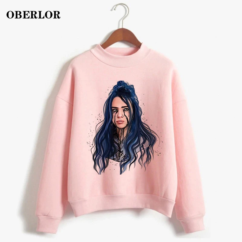 Kpop Bangtan для мальчиков Harajuku Billie Eilish толстовки с принтом Ulzzang Tumblr Готический пуловер повседневные женские толстовки негабаритная Толстовка