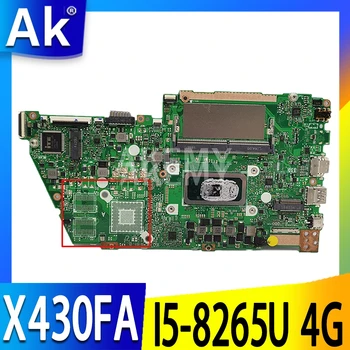 شراءX430FA اللوحة ل ASUS X430FA X430F A430F S4300F اللوحة المحمول اللوحة 4G-RAM I5-8265U GM
