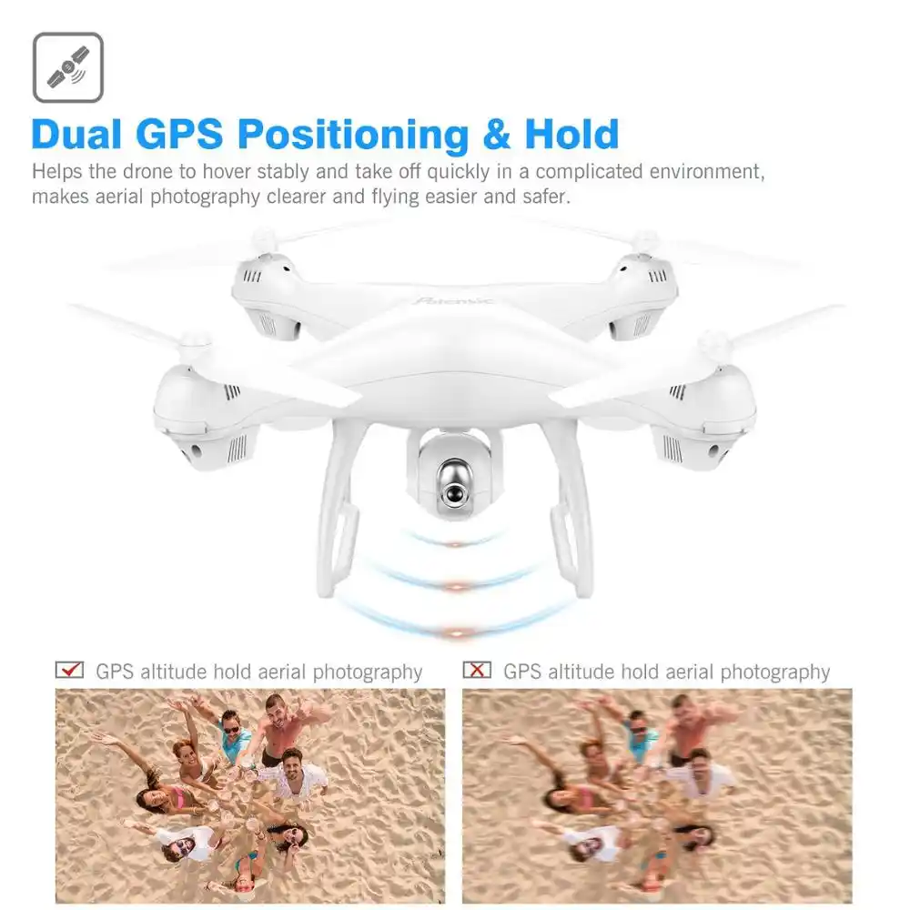 potensic t35 gps fpv rc drone